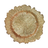 Подстановочная тарелка «coral gold» 