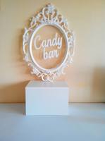 рамка с надписью "Candy Bar"
