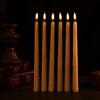 Горящая свеча  28 см 
